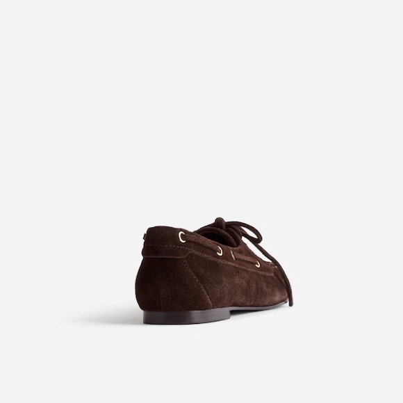 NWT Madewell The Jamie Boat Shoe in Dark Carob - Picture 3 of 11